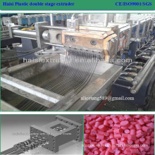 PP/PE+ Caco3 granules application and double-screw screw design twin screw extruder